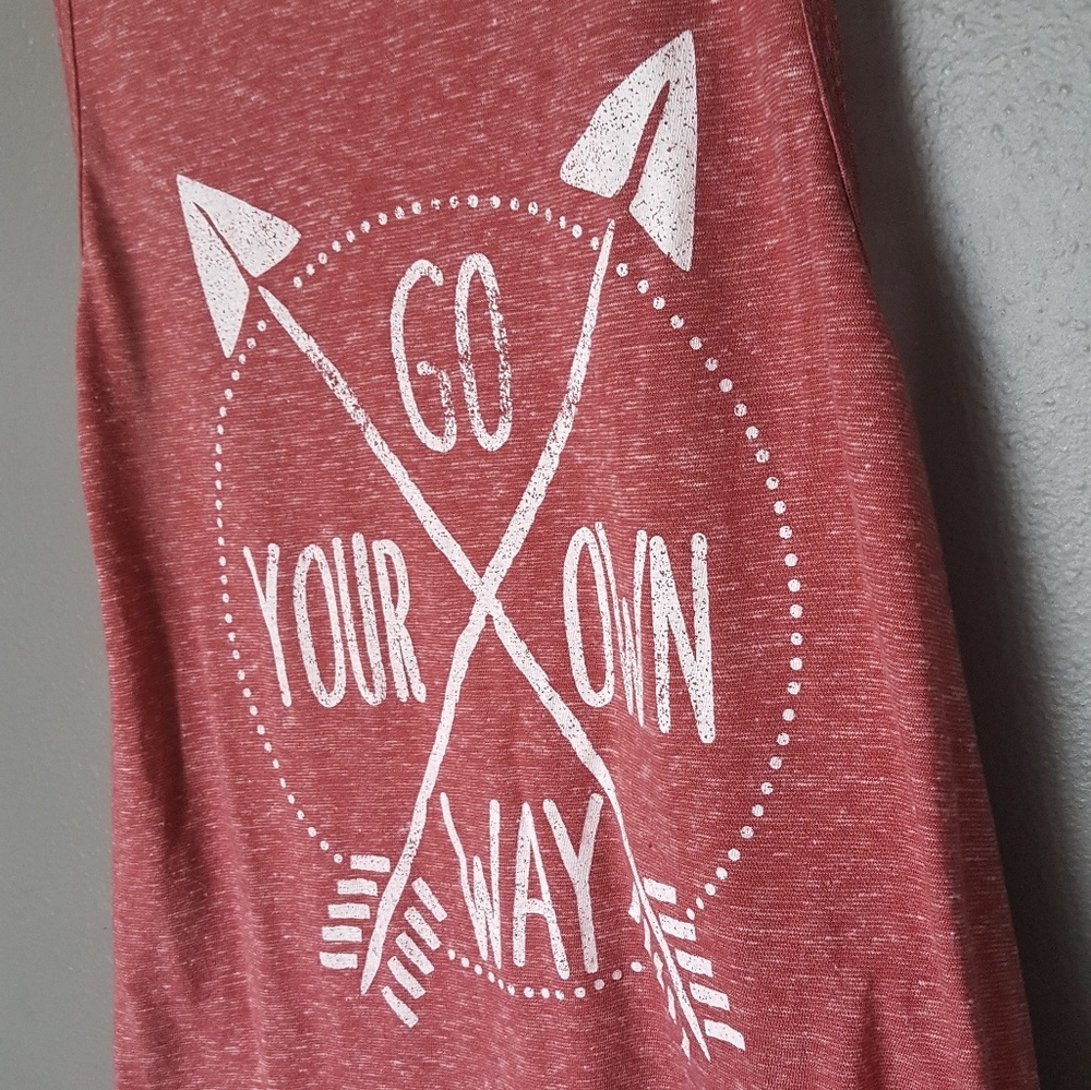 FINAL《Stranded》Boho Rib Racerback Tank - Picture 2 of 4
